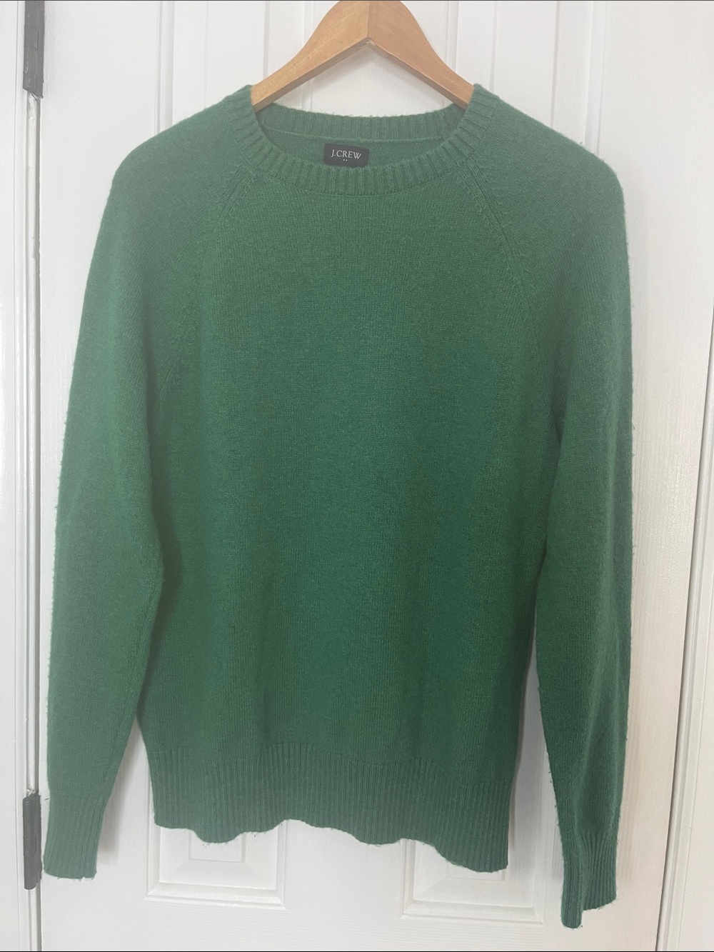 J. Crew Kelly Green Crewneck Sweater Size Medium